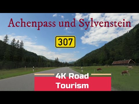Driving Germany: B307 Tegernsee - Sylvenstein Lake - 4K scenic drive on Deutsche Alpenstraße