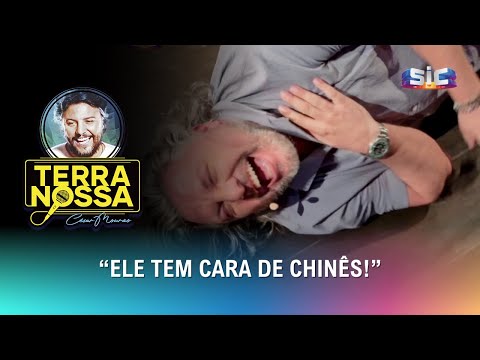 César Mourão cai no chão à gargalhada com Adão Soares | Terra Nossa
