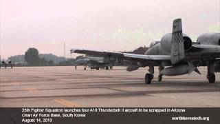preview picture of video 'Osan Air Base says goodbye to A10 Thunderbolts'