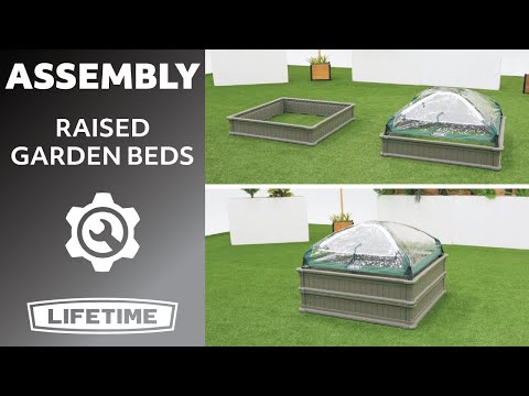 Raised Garden Bed Kit (2 Beds, 1 Enclosure)
