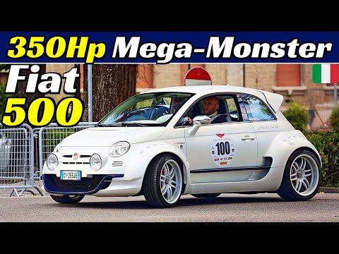 Thumbnail for Here's what happens when a Fiat 500 swallow TONS of STEROIDS: Giannini 350 GP - 350Hp Alfa 4C Engine by Giannini Automobili