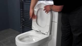 Top Fixing Soft Close Toilet Seat | D Shape