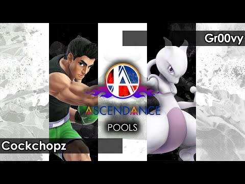 Smash 4: PBG | MNK | Cockchopz (Little Mac) V Gr00vy (Mewtwo) - Ascendance 41 Tournament SSB4