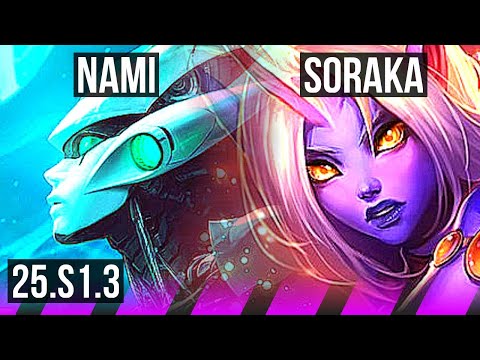 NAMI & Lucian vs SORAKA & Ezreal (SUP) | KR Master | 25.S1.3