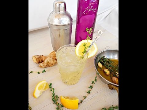 Cocktail Recipe: Fig Fizz Cocktail by Everyday Gourmet with Blakely