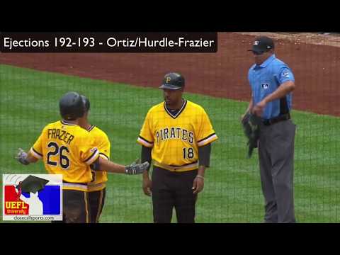 Ejections 192-193 - Roberto Ortiz Ejects Pirates Hurdle and Frazier