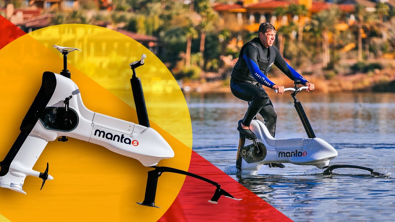This $7500 motorized e-bike lets you pedal through the water 🌊