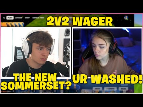 CLIX Returns to ZONE WARS and Flirts with REET GIRLFRIEND in 2v2 ZONE WARS Wager! (Fortnite)