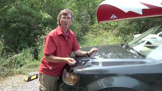 Happy Camper Quicktip#6 - Don't scratch the car (tieing your canoe down)