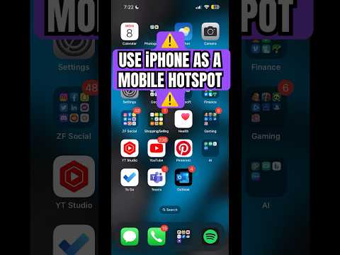 Unbelievable iPhone Trick: Activate Your Own WiFi Hotspot!