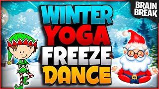 Christmas PE Games: Yoga Freeze Dance - Winter Edition!