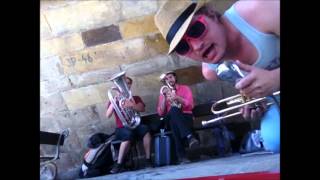 Million Dollar Mercedes Band  busking session in Prague