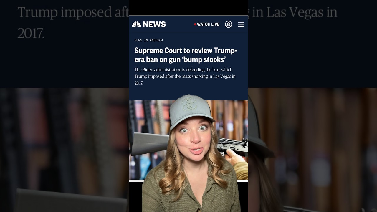 BREAKING: SCOTUS to Take up Bump Stock Ban!!! #shortsvideo #shortsfeed #shorts