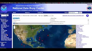 How to see only Tsunami Buoys on National Data Buoy center