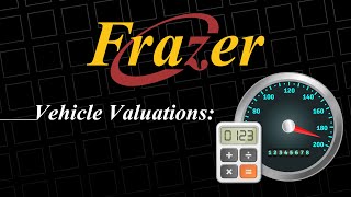 Frazer Tutorial - Vehicle Valuations