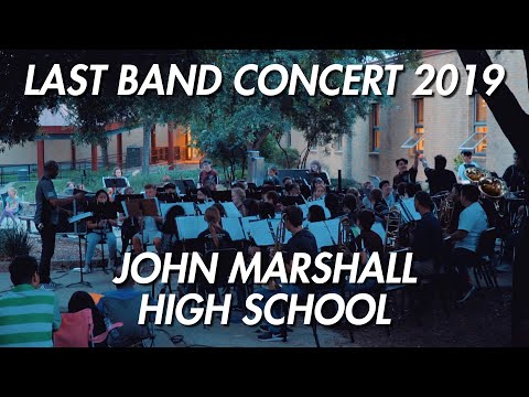 Last Band Concert 2019 of John Marshall High School Video