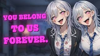 Dominant Yandere Twins Sneaks Into Your Room At 3AM [F4M] [ASMR Roleplay] [Yandere Twins]