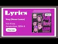 Stay (never leave) - Kris Kross Amsterdam x SERA x Conor Maynard lyrics