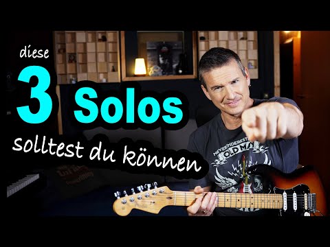 3 sagenhafte Gitarrensolos für Solo-Anfänger und Fortgeschrittene