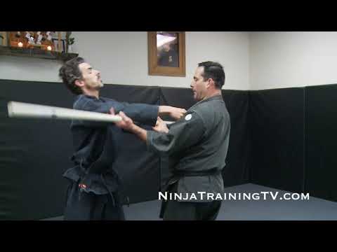 Ganseki Nage Henka Variation with a Rokushakubo