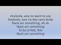 Burna Boy - Anybody (lyrics)