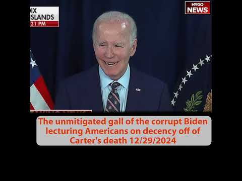 Biden on Jimmy Carter like my dad: Joey, job lot more than paycheck, hangin' out with Carter 50 yrs