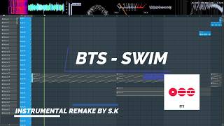 Download lagu BTS (방탄소년단) - Swim Instrumental(Remake By S.K)FL Studio FLP   STEM FILES   MIDI mp3
