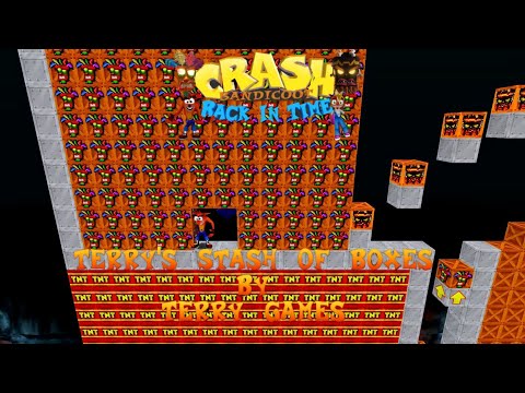 Crash Bandicoot - Back In Time Fan Game: Custom Level: Terry's Stash Of Boxes By Terry Games