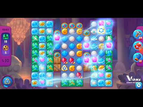 Fishdom. 4843 super hard level no boosters and diamonds