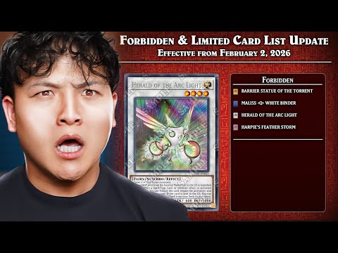 THIS BANLIST IS HUGE - Official 2026 Yu-Gi-Oh! Forbidden & Limited List Update!