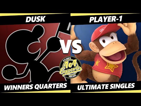 4o4 Smash Night 20 Winners Quarters - Dusk (Game & Watch) Vs. Player-1 (Diddy Kong) - SSBU Ultimate