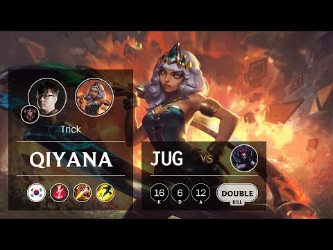 Qiyana Jungle vs Elise - KR Grandmaster Patch 9.19
