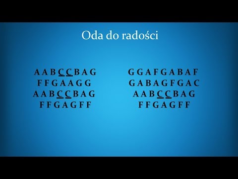 Nauka gry na flecie prostym | Oda do radości
