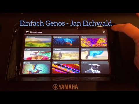 Einfach Genos - Jan Eichwald erklärt Yamaha Genos (Teil 2: Erste Schritte im Menü)