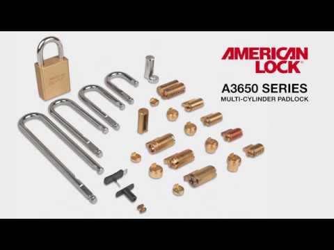 American Lock A3650 Series Quick-Change Shackle Feature