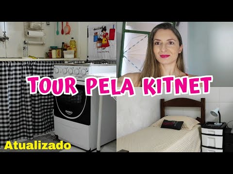 TOUR PELA MINHA KITNET MORANDO SOZINHA | Atualizado - Mostrei tudo!