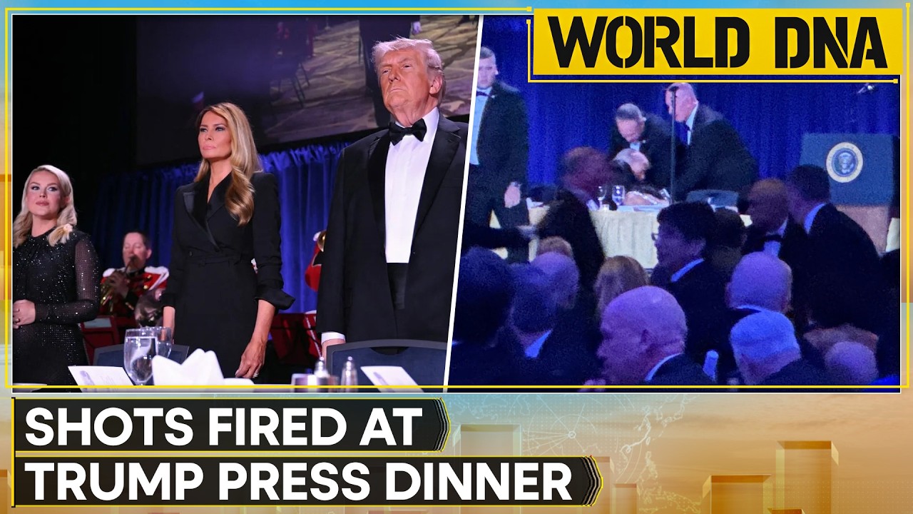 World DNA LIVE: Shots Fired at Trump Press Dinner | Trump Says Shooter Apprehended | WION Live