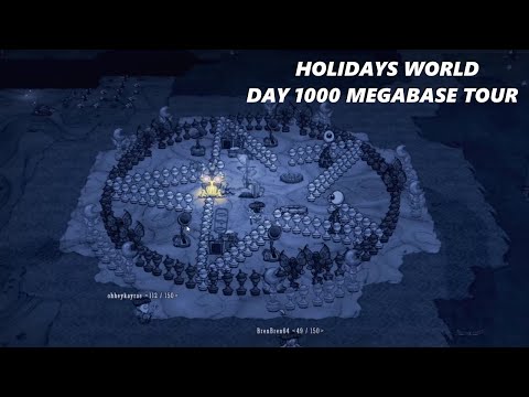 DST Mega Base Tour 1000+ Days - Holidays World | Don't Starve Together