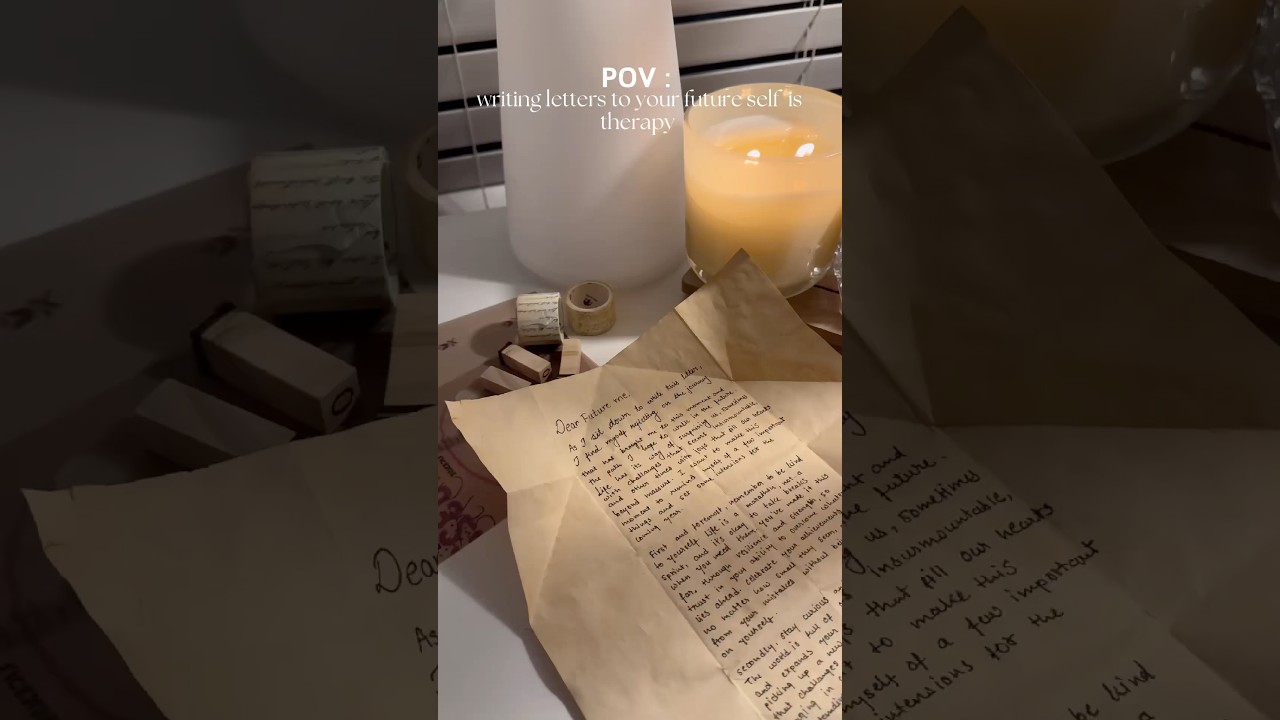 Letter for yourself💌#explore #explorepage #exploremore #art #lettering #diy #selflove #love #letter