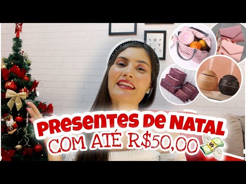 20 IDEIAS PRESENTES DE NATAL COM ATÉ R$50,00 | DICAS E IDEIAS PARA ECONOMIZAR NOS PRESENTES - 2021