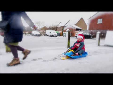 First Felixstowe snow 2017