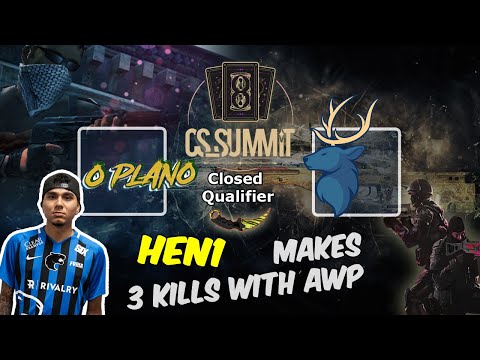 HEN1 makes 3 kills with AWP, O PLANO vs Triumph, cs_summit 8 Closed Qualifier