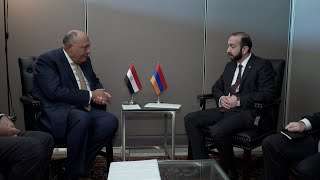The meeting of the Foreign Ministers of Armenia and Egypt in New York