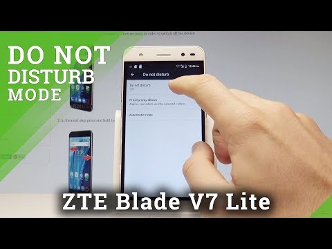 How to Set Up Do Not Disturb ZTE Blade V7 Lite - Mute Sounds |HardReset.Info