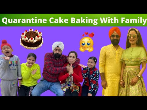 Quarantine Cake Baking With Family | RS 1313 SHORTS | Ramneek Singh 1313 | RS 1313 VLOGS