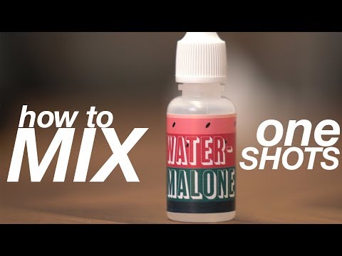 How to Mix Water-Malone DIY E-liquid One Shots Video