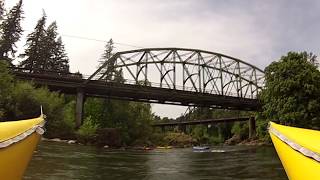 preview picture of video 'North Santiam River, Mill City Drop'