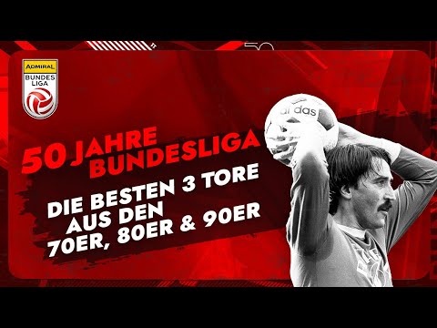 50 Jahre Bundesliga: Top 3 Tore aus den 70er, 80er & 90er Jahren