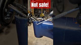 Immediately make a warranty claim on your bike if you see this.