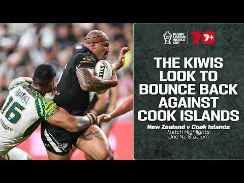The Kiwis look for their first win | New Zealand v Cook Islands, Rugby League World Cup